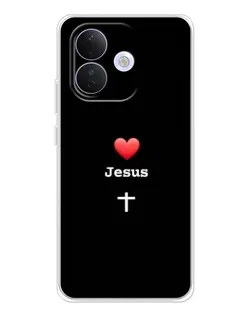 Чохол для Xiaomi Redmi Note 17 Pro з картинкою «Серце - Jesus»