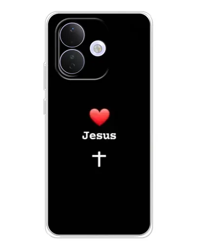 Чохол для Xiaomi Redmi Note 17 Pro з картинкою «Серце - Jesus»