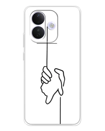 Чохол для Xiaomi Redmi Note 17 Pro з картинкою «Рука тримає»