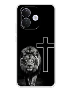Чохол для Xiaomi Redmi Note 17 Pro з картинкою «Лев та Хрест»