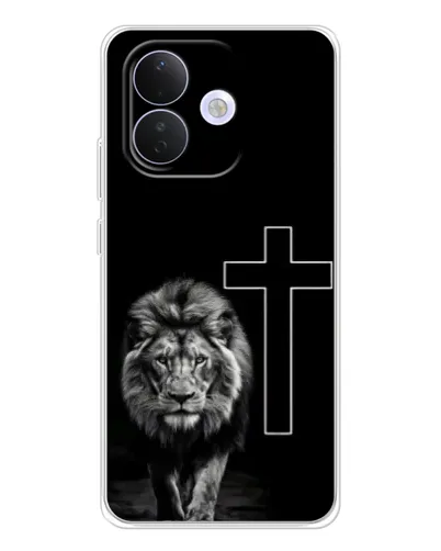Чохол для Xiaomi Redmi Note 17 Pro з картинкою «Лев та Хрест»