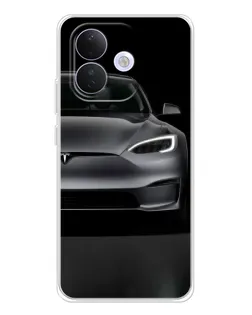 Чехол для Xiaomi Redmi Note 17 Pro с картинкой «Tesla Model S Look»
