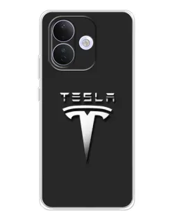 Чехол для Xiaomi Redmi Note 17 Pro с картинкой «Стальной логотип Tesla» Чехол для Xiaomi Redmi Note 17 Pro с картинкой «Стальной логотип Tesla»