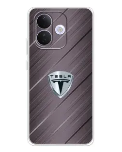 Чехол для Xiaomi Redmi Note 17 Pro с картинкой «Металлическая текстура Tesla» Чехол для Xiaomi Redmi Note 17 Pro с картинкой «Металлическая текстура Tesla»