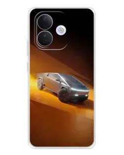 Чехол для Xiaomi Redmi Note 17 Pro с картинкой «Cybertruck в пустыне» Чехол для Xiaomi Redmi Note 17 Pro с картинкой «Cybertruck в пустыне»