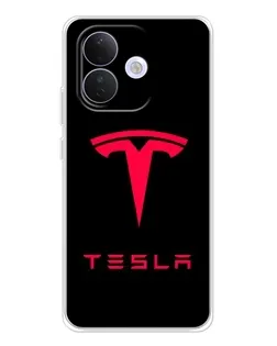 Чехол для Xiaomi Redmi Note 17 Pro с картинкой «Tesla Red Logo» Чехол для Xiaomi Redmi Note 17 Pro с картинкой «Tesla Red Logo»