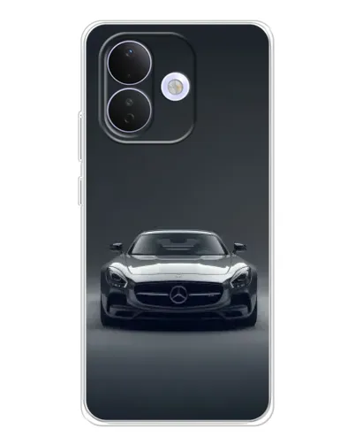 Чехол для Xiaomi Redmi Note 17 Pro с картинкой «Mercedes на черном»