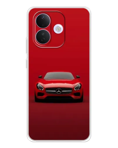 Чехол для Xiaomi Redmi Note 17 Pro с картинкой «Красный Mercedes AMG»