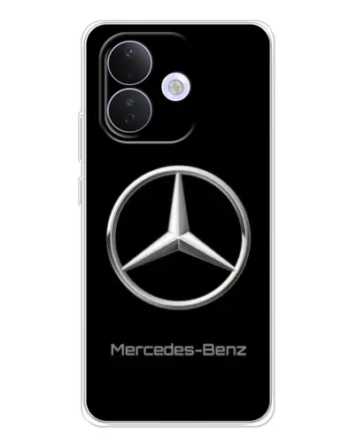 Чехол для Xiaomi Redmi Note 17 Pro с картинкой «Mercedes Silver Logo»