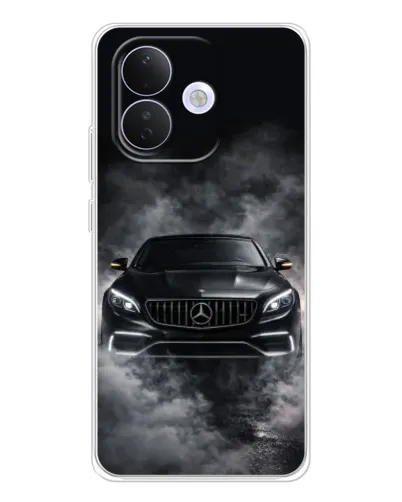 Чехол для Xiaomi Redmi Note 17 Pro с картинкой «Mercedes в дыму»