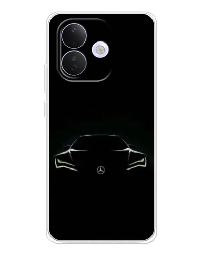 Чехол для Xiaomi Redmi Note 17 Pro с картинкой «Mercedes — силуэт авто» Чехол для Xiaomi Redmi Note 17 Pro с картинкой «Mercedes — силуэт авто»
