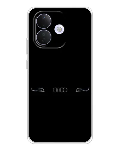 Чехол для Xiaomi Redmi Note 17 Pro с картинкой «Audi — световой подпись»