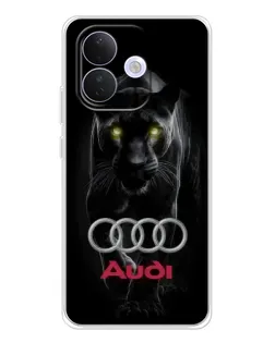 Чехол для Xiaomi Redmi Note 17 Pro с картинкой «Пантера и Audi» Чехол для Xiaomi Redmi Note 17 Pro с картинкой «Пантера и Audi»