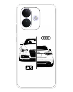 Чехол для Xiaomi Redmi Note 17 Pro с картинкой «Audi — контрастный дизайн» Чехол для Xiaomi Redmi Note 17 Pro с картинкой «Audi — контрастный дизайн»