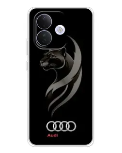 Чехол для Xiaomi Redmi Note 17 Pro с картинкой «Графика — пантера и Audi» Чехол для Xiaomi Redmi Note 17 Pro с картинкой «Графика — пантера и Audi»