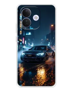 Чехол для Xiaomi Redmi Note 17 Pro с картинкой «Ночной город и Audi» Чехол для Xiaomi Redmi Note 17 Pro с картинкой «Ночной город и Audi»