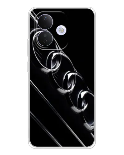 Чехол для Xiaomi Redmi Note 17 Pro с картинкой «Audi — абстрактные кольца»