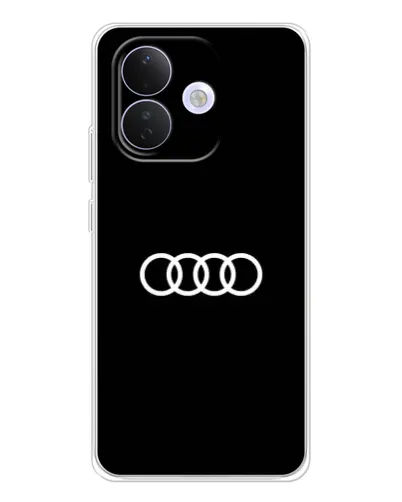 Чехол для Xiaomi Redmi Note 17 Pro с картинкой «Audi White Logo»