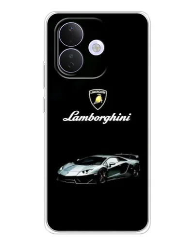Чехол для Xiaomi Redmi Note 17 Pro с картинкой «Логотип Lamborghini классика»