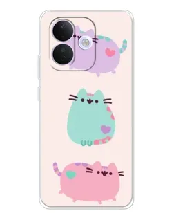 Чохол для Xiaomi Redmi Note 17 Pro з картинкою «Pusheen тріо» Чохол для Xiaomi Redmi Note 17 Pro з картинкою «Pusheen тріо»