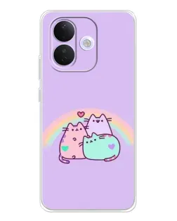 Чохол для Xiaomi Redmi Note 17 Pro з картинкою «Веселкові Пушини» Чохол для Xiaomi Redmi Note 17 Pro з картинкою «Веселкові Пушини»