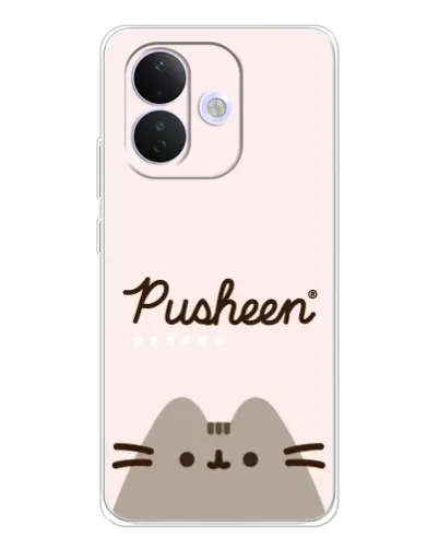 Чехол для Xiaomi Redmi Note 17 Pro с картинкой «Pusheen логотип»