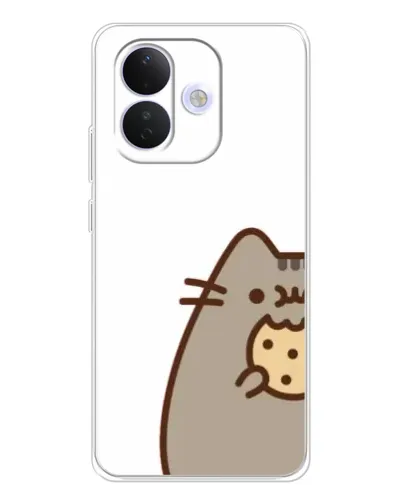 Чехол для Xiaomi Redmi Note 17 Pro с картинкой «Пушин с печеньем»
