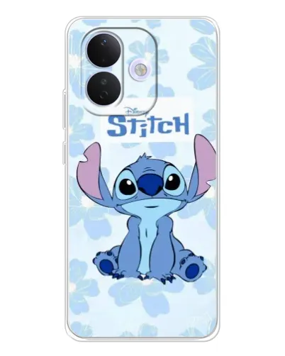 Чехол для Xiaomi Redmi Note 17 Pro с картинкой «Stitch среди цветов»