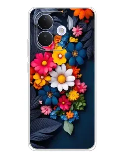 Чехол для Xiaomi Redmi Note 17 Pro с картинкой «Цветочная феерия»