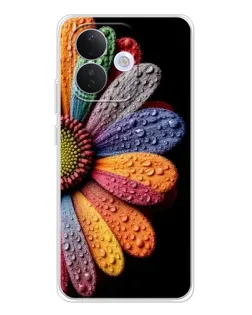 Чехол для Xiaomi Redmi Note 17 Pro с картинкой «Радужный цветок»