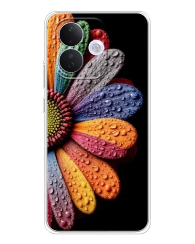 Чехол для Xiaomi Redmi Note 17 Pro с картинкой «Радужный цветок»