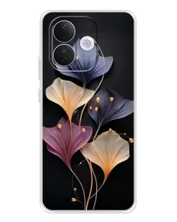 Чехол для Xiaomi Redmi Note 17 Pro с картинкой «Лиловые цветы грации»