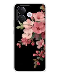 Чехол для Xiaomi Redmi Note 17 Pro с картинкой «Розовая ветка сакуры»