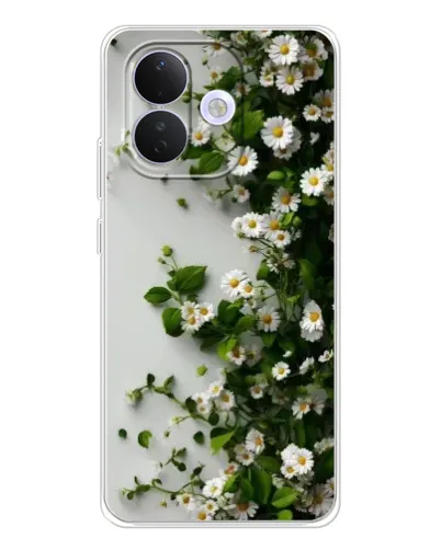 Чехол для Xiaomi Redmi Note 17 Pro с картинкой «Ветка мелких белых цветов»