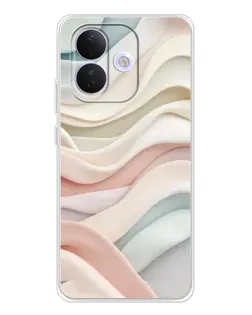 Чехол для Xiaomi Redmi Note 17 Pro с картинкой «Пастельные нежные волны» Чехол для Xiaomi Redmi Note 17 Pro с картинкой «Пастельные нежные волны»