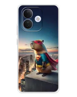 Чехол для Xiaomi Redmi Note 17 Pro с картинкой «Капи-мен супергерой» Чехол для Xiaomi Redmi Note 17 Pro с картинкой «Капи-мен супергерой»