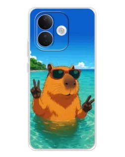 Чехол для Xiaomi Redmi Note 17 Pro с картинкой «Морская капибара» Чехол для Xiaomi Redmi Note 17 Pro с картинкой «Морская капибара»