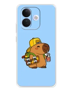 Чехол для Xiaomi Redmi Note 17 Pro с картинкой «Капибара на скейте» Чехол для Xiaomi Redmi Note 17 Pro с картинкой «Капибара на скейте»