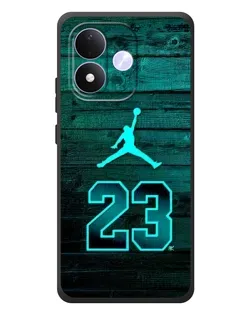 Чехол для Xiaomi Redmi Note 17 с картинкой «Jordan Cyan 23»