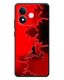 Чехол для Xiaomi Redmi Note 17 с картинкой «Jordan Red Smoke»