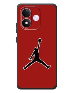Чехол для Xiaomi Redmi Note 17 с картинкой «Jordan Red Back»
