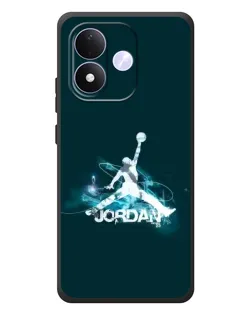Чехол для Xiaomi Redmi Note 17 с картинкой «Jordan Blue Fire»