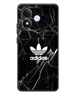 Чехол для Xiaomi Redmi Note 17 с картинкой «Белый мрамор Adidas»