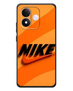 Чехол для Xiaomi Redmi Note 17 с картинкой «Оранжевый драйв Nike»