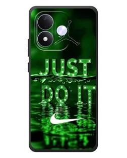 Чехол для Xiaomi Redmi Note 17 с картинкой «Зеленый неоновый Nike»