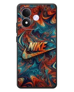 Чехол для Xiaomi Redmi Note 17 с картинкой «Nike в абстракции»