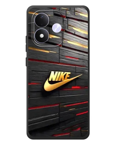 Чехол для Xiaomi Redmi Note 17 с картинкой «Золотой Nike на металле» Чехол для Xiaomi Redmi Note 17 с картинкой «Золотой Nike на металле»