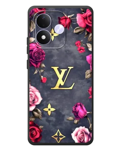 Чохол для Xiaomi Redmi Note 17 з картинкою «Квітковий Louis Vuitton»