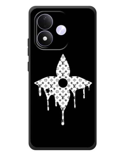 Чохол для Xiaomi Redmi Note 17 з картинкою «Квіткова монограма»