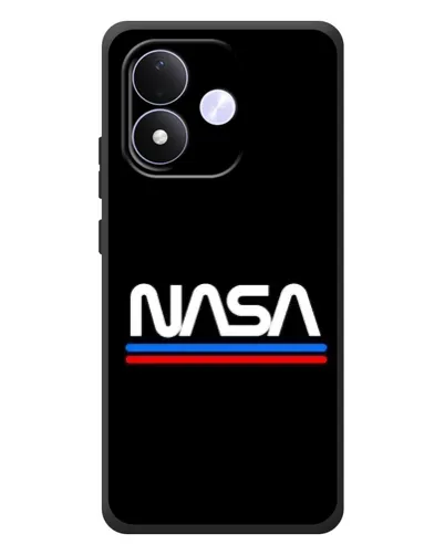 Чехол для Xiaomi Redmi Note 17 с картинкой «NASA — классика Red Blue» Чехол для Xiaomi Redmi Note 17 с картинкой «NASA — классика Red Blue»